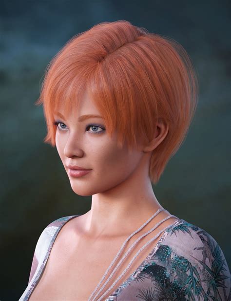 Hong Hair For Genesis 81 Female Daz 3d