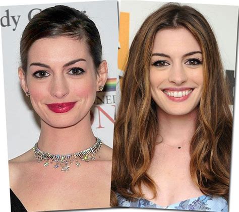 Anne Hathaway Different Makeup Look Anne Hathaway Makeup Celebrities