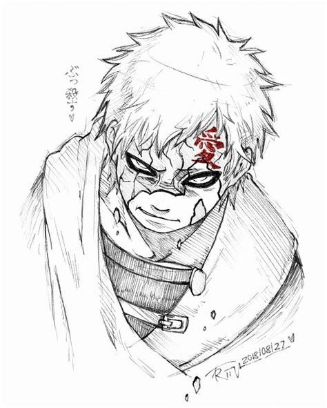 Gaara Naruto Naruto Tattoo Naruto Art Naruto Sketch