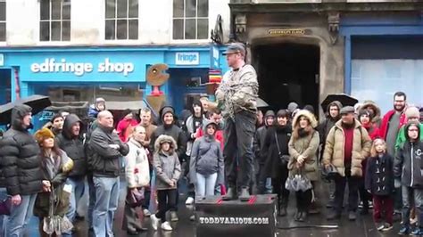 Todd Various Street Entertainer In Edinburgh Royal Mile Youtube