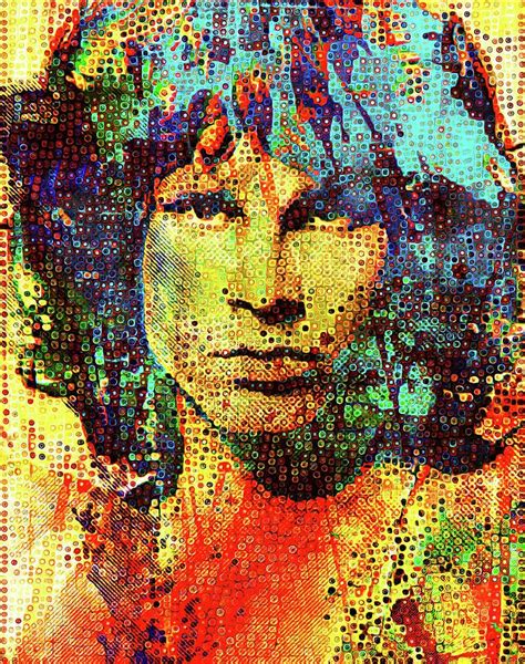 Jim Morrison Painting By Gary Grayson Jim Morrison Rock Poster Art