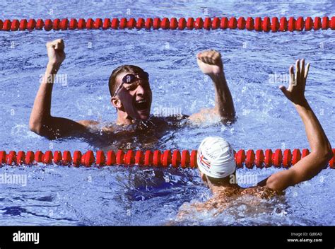 California Los Angeles 1984 Summer Olympic Games Mens Swimming