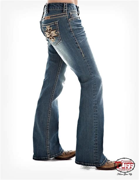 Golden Aztec Cowgirl Tuff Jeans Cowgirl Outfits Cowgirl Jeans