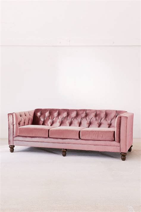 Graham Velvet Sofa | Pink velvet couch, Velvet sofa, Pink velvet sofa