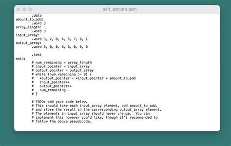 Solved Write Mips Assembly Code Which When Run Under Chegg Com