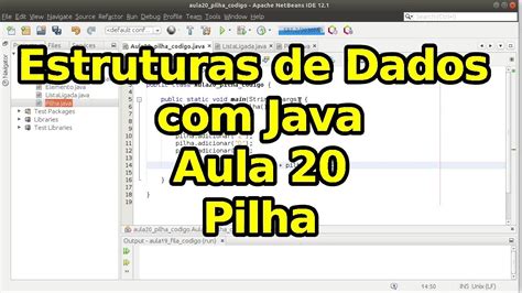 Aula Pilha Estruturas De Dados Com Java YouTube