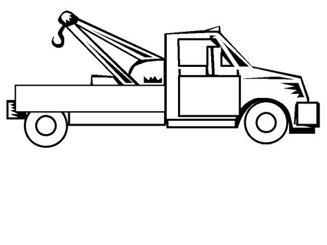 Kleurplaten Vrachtauto » Animaatjes.nl