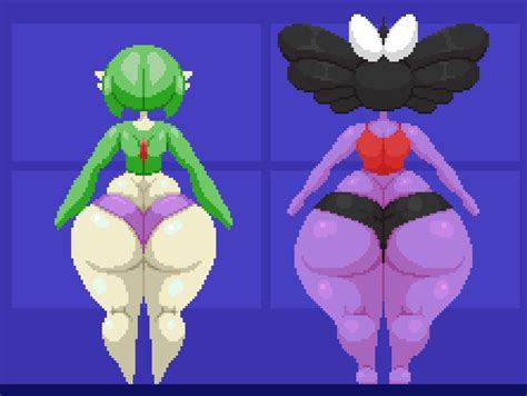 rule 34 2d 2d animation 2girls animated anthro anthro only arms up ass ass focus ass jiggle