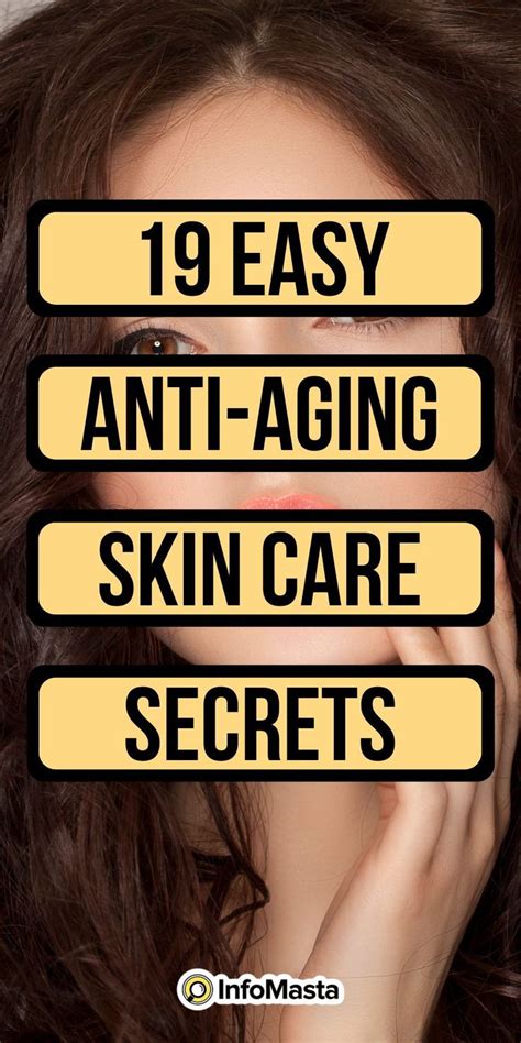 19 Anti Aging Secrets For Looking And Feeling Younger Than Ever Anti Aging Skin Products Anti
