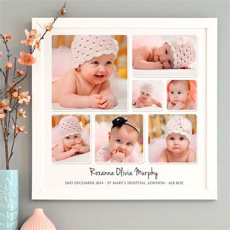 Personalised Baby Photo Collage By Cherry Pete