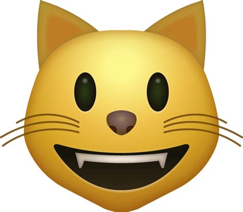 Download Smiling Cat Iphone Emoji Icon in JPG and AI | Emoji Island