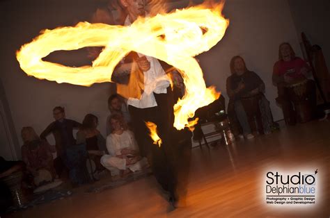 Fire Spinning And Fire Dancing Winter Solstice 2013 Photography By