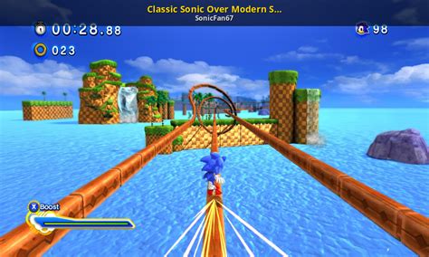 Classic Sonic Over Modern Sonic Sonic Generations Mods