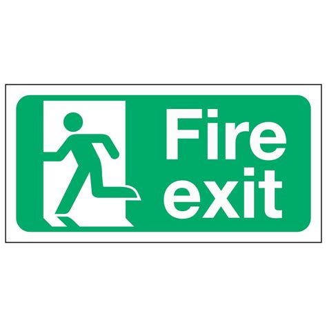 Fire exit / Running Man Left / Arrow Up Left - EEC 92/58 ...