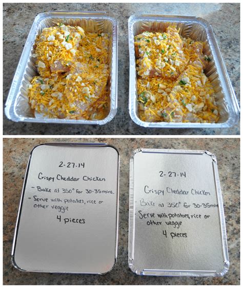A whole chicken is like the blank canvas of the kitchen; Freezer Meals: Crispy Cheddar Chicken - Mommysavers