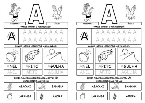 Alfabeto Pontilhado Atividade Alfabeto Educa 231 227 O Infantil