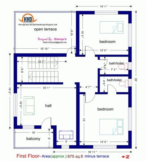 Maybe you would like to learn more about one of these? 750 Sq Ft House Plan Indian Style Ehouse | 1200sq ft house plans, Small house plans india ...