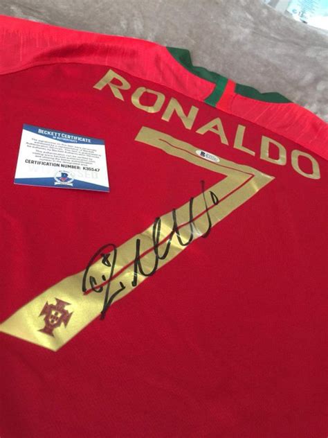New Portugal Jersey 2018 Hand Signed By Cristiano Ronaldo Catawiki