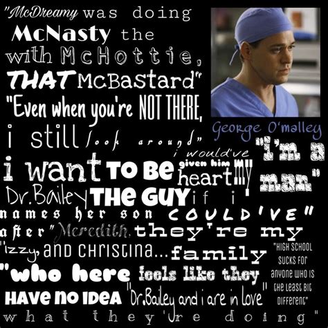 George Omalley Quotes Grey Anatomy Quotes George Greys Anatomy