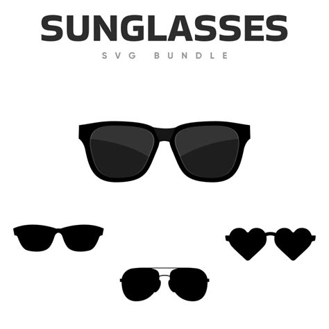 15 Sunglasses Svg Designs Masterbundles