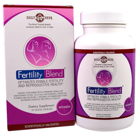 Daily Wellness Company Fertility Blend For Women 90 Veggie Caps Iherb