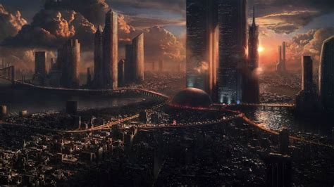 These Futuristic City Wallpapers Will Take Your Breath Away