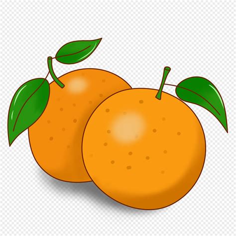 Dibujos Animados Dibujados A Mano Frutas Naranjas Imagen Descargarprf
