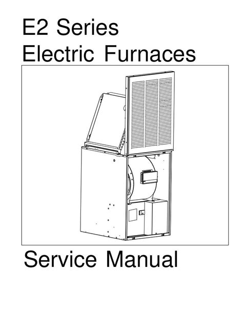 Nordyne Furnace Service Manual For Models E2eh And E2eb