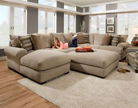 Cozy Oversized Sectional Sofa Awesome Homes Super Comfortable For Oversized Sectional Sofas 