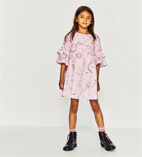 Zara NiÑos Vestido PopelÍn Cosmos Tween Fashion Trending Preteen