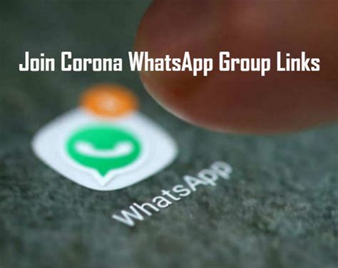 If you don't belong to the same please don't join these groups. Join Corona Virus WhatsApp Group Links 2020 | Corona Updates