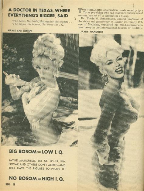 real magazine march 1965 jayne mansfield mamie van doren patton jfk very good softcover