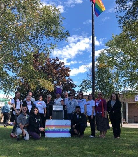 Fleming Celebrates Pride Week With Ceremonial Raising Of Pride Flag For