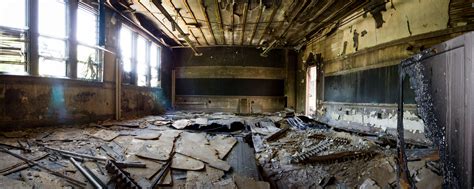 Classroom In Abandoned School Independence Mo 11176x44473 Oc