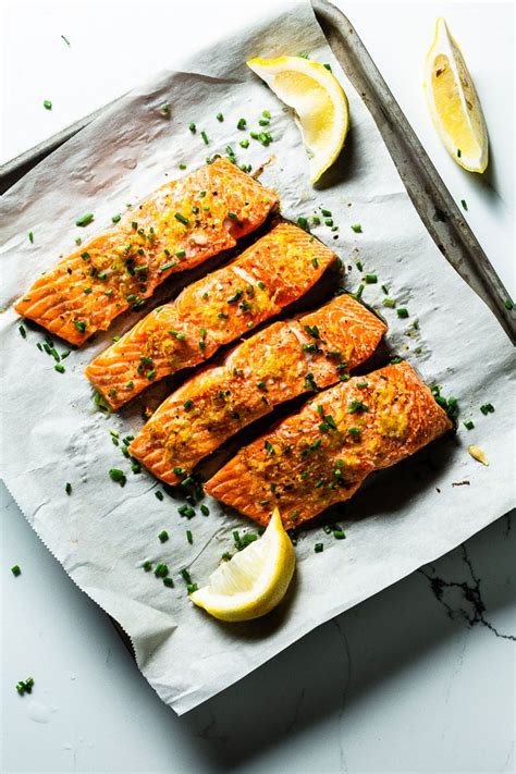Most salmon fillets are 1 inch thick, so you'll want to cook them for 8. Baked Salmon Recipe