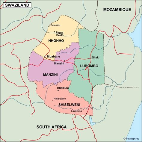 Tanzania Political Map Vector Eps Maps Order And Download Tanzania