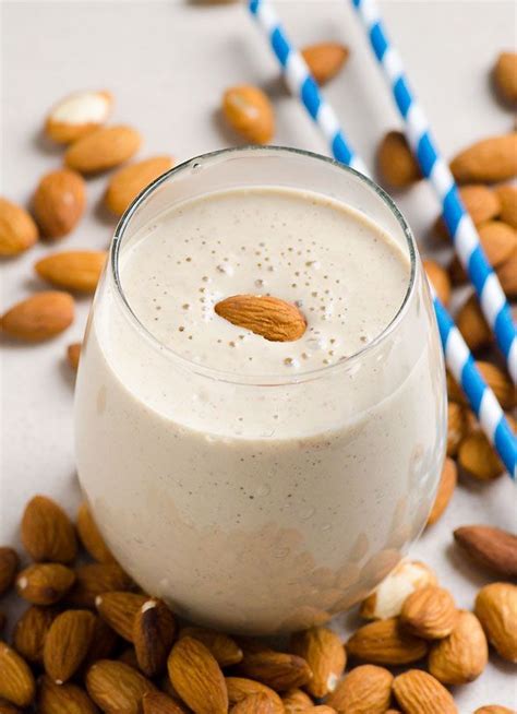 Almond Milk Smoothie Recipes Protein Smoothie Recipes Almond Recipes