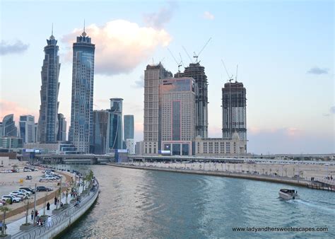 Sunset Stroll Along Dubai Water Canal Lady And Her Sweet Escapes