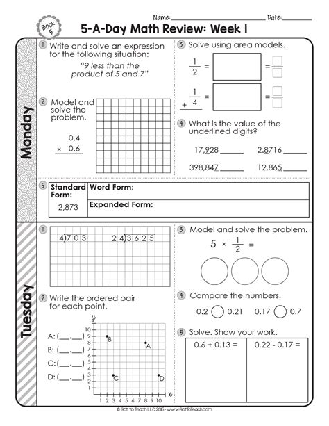 Fifth Grade Math Questions : Fifth Grade Pdf Math Worksheets Free