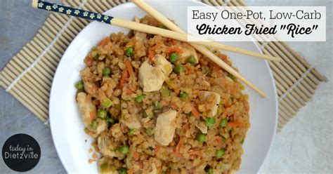Easy One Pot Low Carb Chicken Fried Rice Paleo Grain Free