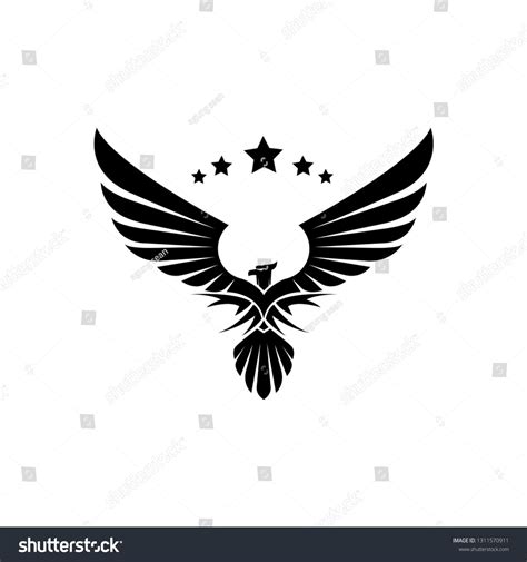 Eagle Star Symbol Stock Vector Royalty Free 1311570911 Star Logo
