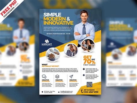 Business Promotion Flyer Template Psd