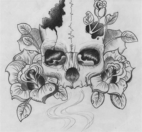 Enjoy them and leave your thoughts here. Skull and roses drawing | Skulls drawing, Skull tattoo ...