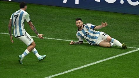 Lionel Messi Argentina Vs Francia Messi Anota De Penal En La Final