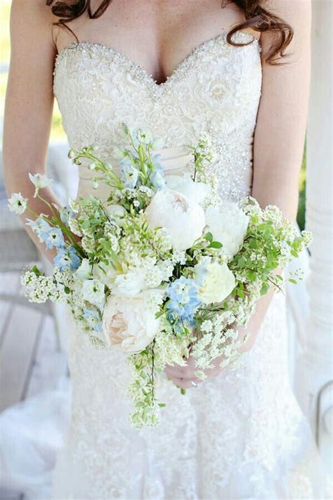 Wrapped up perfectly with a pink lace bow. "Vintage" Bridal Bouquet Is Composed Of White Peonies ...