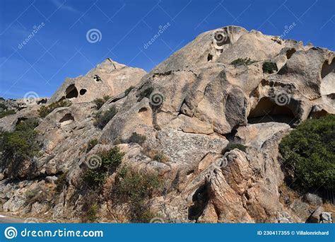 Rock In The Corsican Maquis Stock Image Image Of Nature Solid 230417355