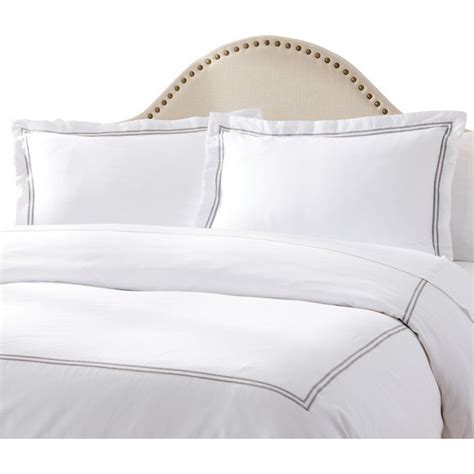 Envogue 3pc duvet set solid light pink with silver and light pink sparkle thread tassels luxury comforter cover shams set (king) $96.99. Ensemble de couette Meadow View | Duvet cover sets, Duvet ...