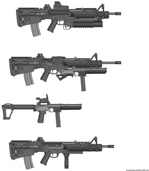 Bullpup M4 Others By Davinciairsoft On Deviantart