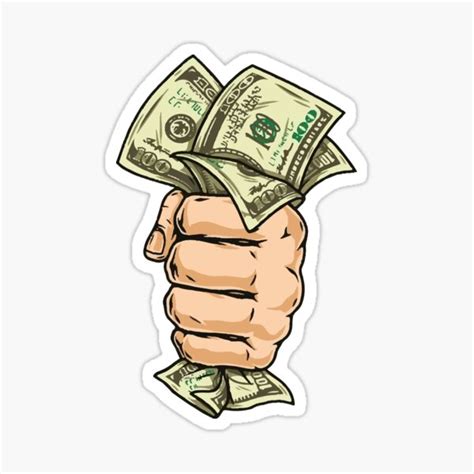 Money Sticker For Sale By Haroune Rachid Redbubble