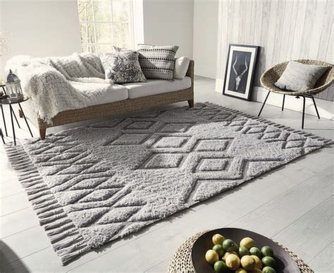 ethically created using the latest techniques in recycled yarn this scandi inspired rug is